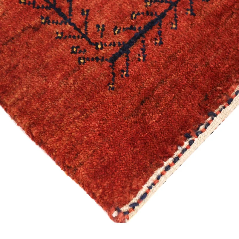 Loribaft Teppich Perser 82x115cm - Orientteppich - dunkelrot