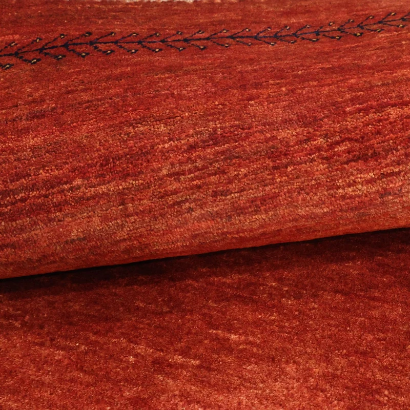 Loribaft Teppich Perser 82x115cm - Orientteppich - dunkelrot
