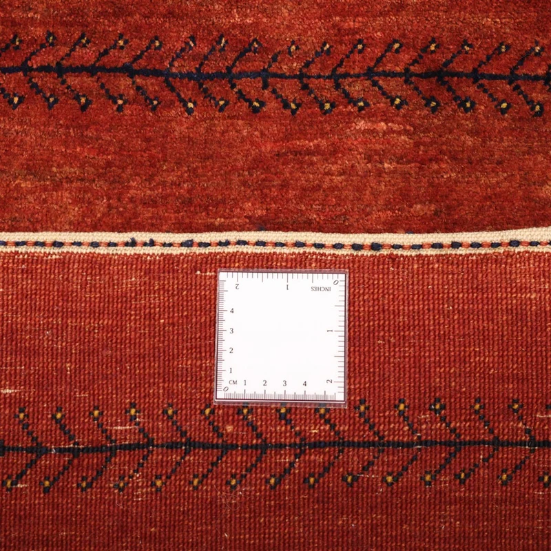 Loribaft Teppich Perser 82x115cm - Orientteppich - dunkelrot