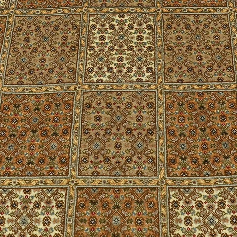 Täbriz - 50 Raj Teppich 149x208cm - Perserteppich - dunkelbeige