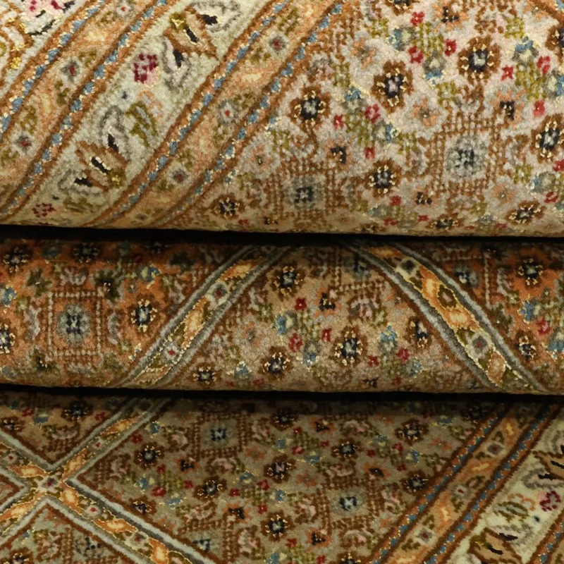 Täbriz - 50 Raj Teppich 149x208cm - Perserteppich - dunkelbeige