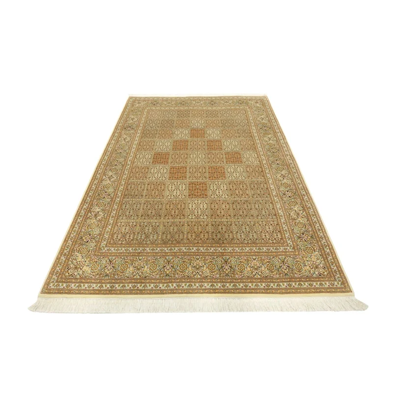 Täbriz - 50 Raj Teppich 149x208cm - Perserteppich - dunkelbeige