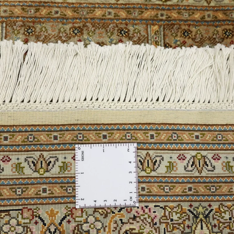 Täbriz - 50 Raj Teppich 149x208cm - Perserteppich - dunkelbeige