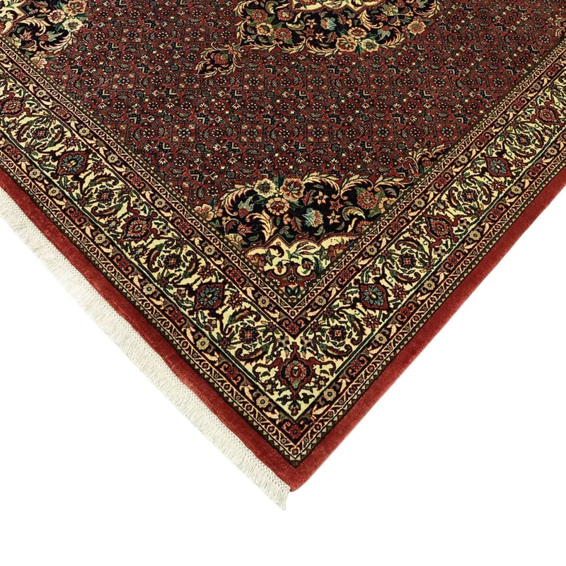 Bidjar Teppich 153x194cm - Perserteppich - dunkelrot