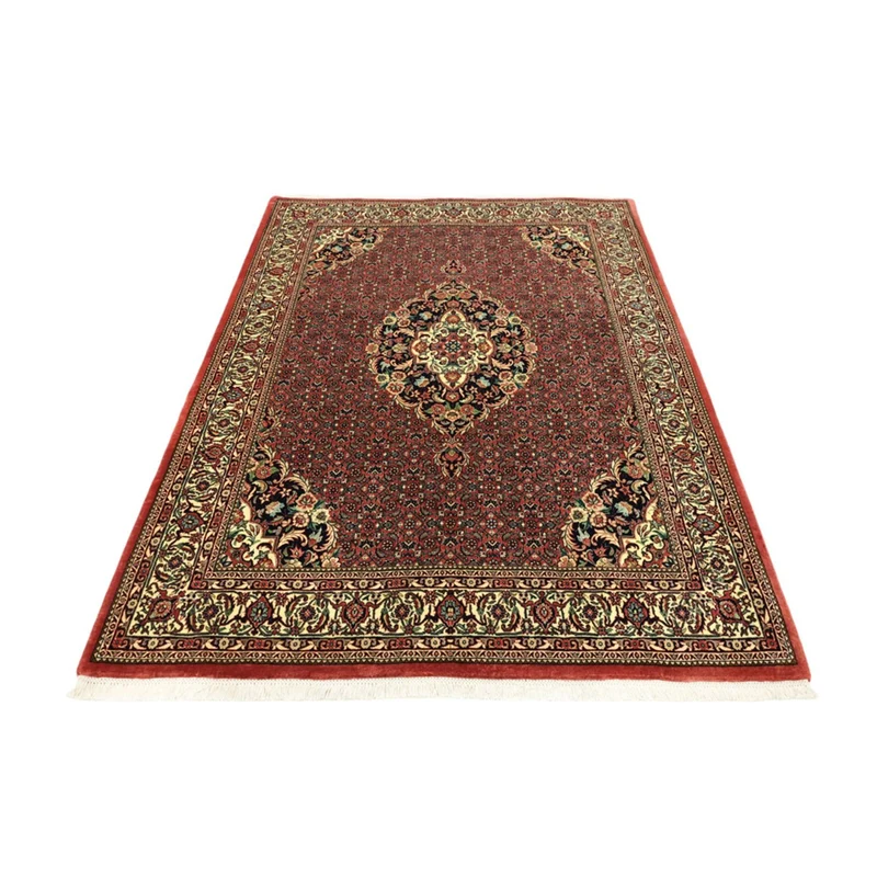 Bidjar Teppich 153x194cm - Perserteppich - dunkelrot