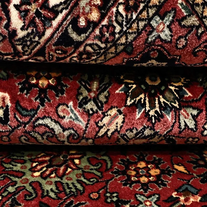 Bidjar Teppich 153x163cm - Perserteppich - dunkelrot