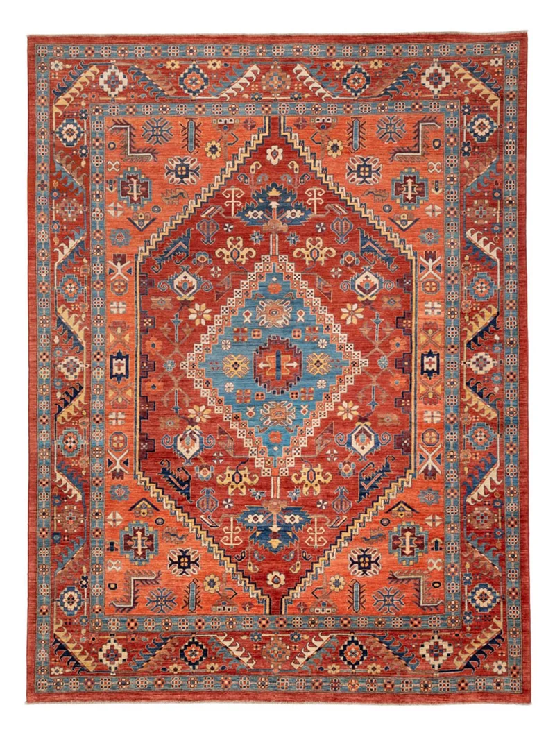 Usak Teppich 266x351cm - Orientteppich - rot