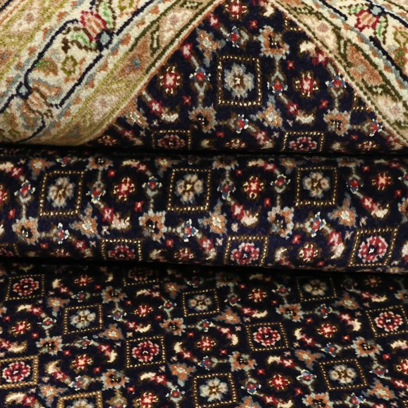 Täbriz - 50 Raj Teppich 153x194cm - Perserteppich - dunkelbeige