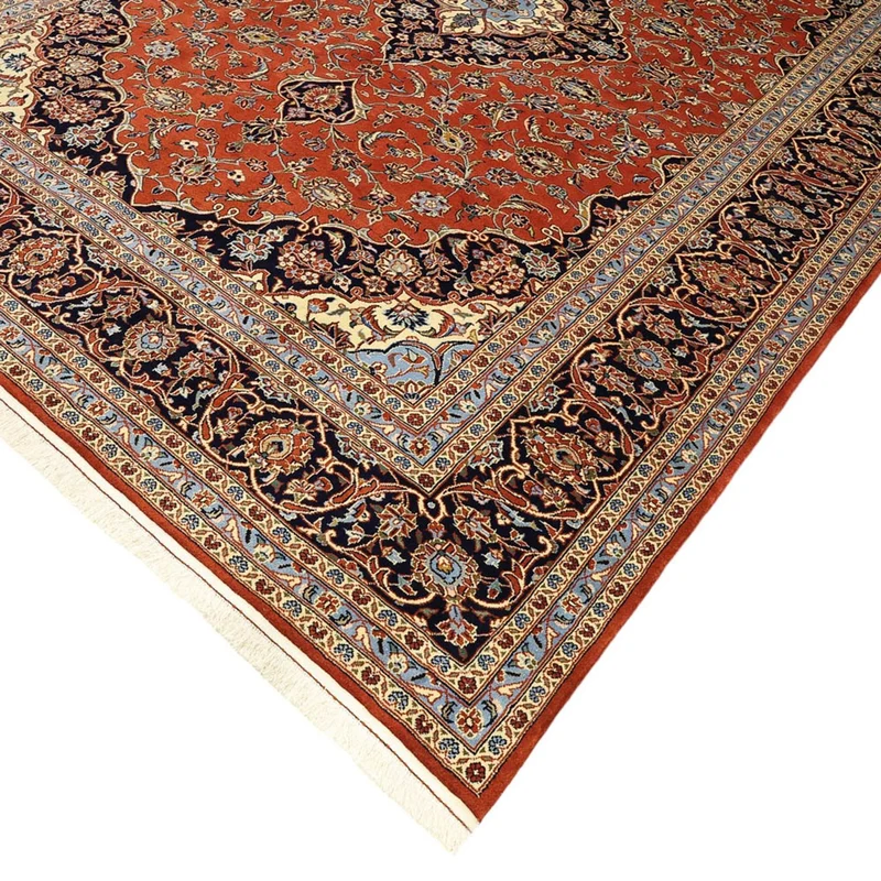 Keshan Teppich 244x352cm - Perserteppich - rot