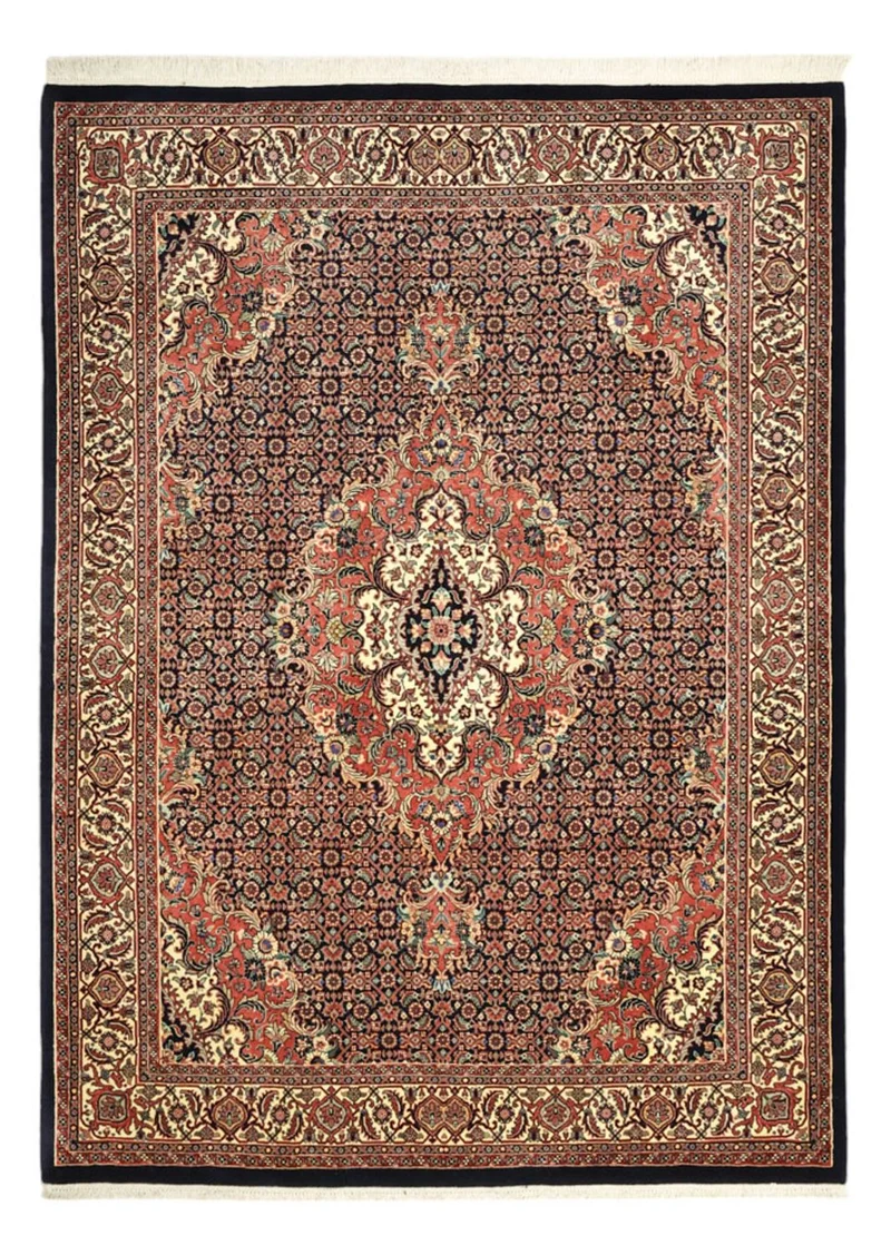 Bidjar Teppich 149x202cm - Perserteppich - dunkelbeige