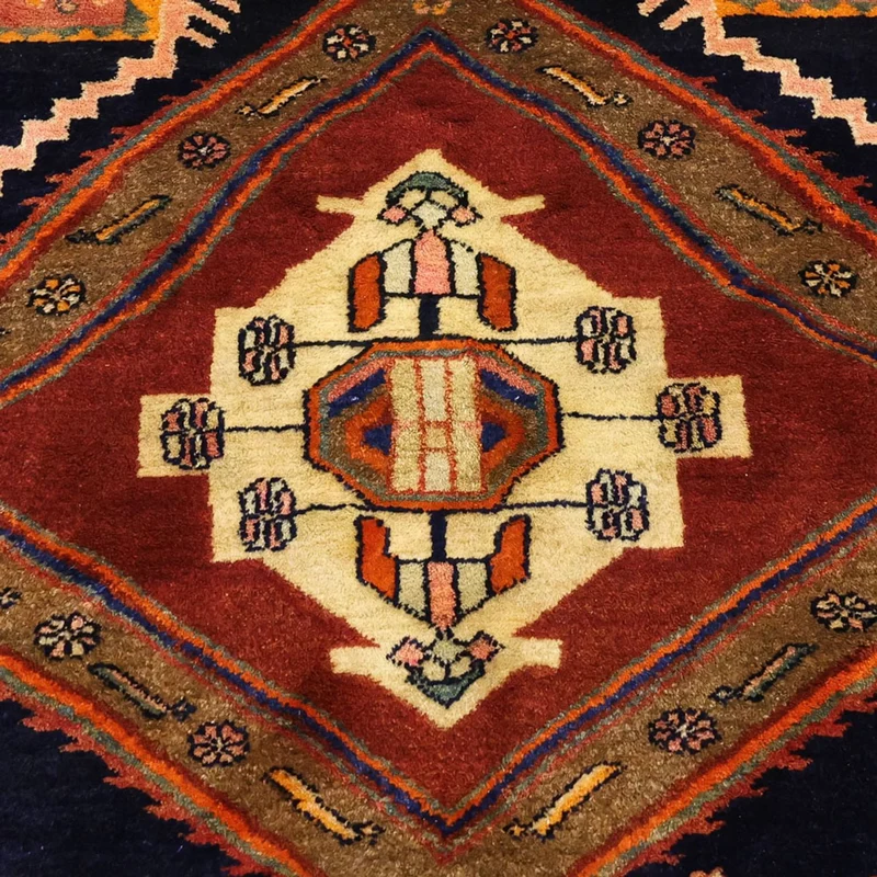 Bidjar Teppich 174x293cm - Perserteppich - dunkelrot