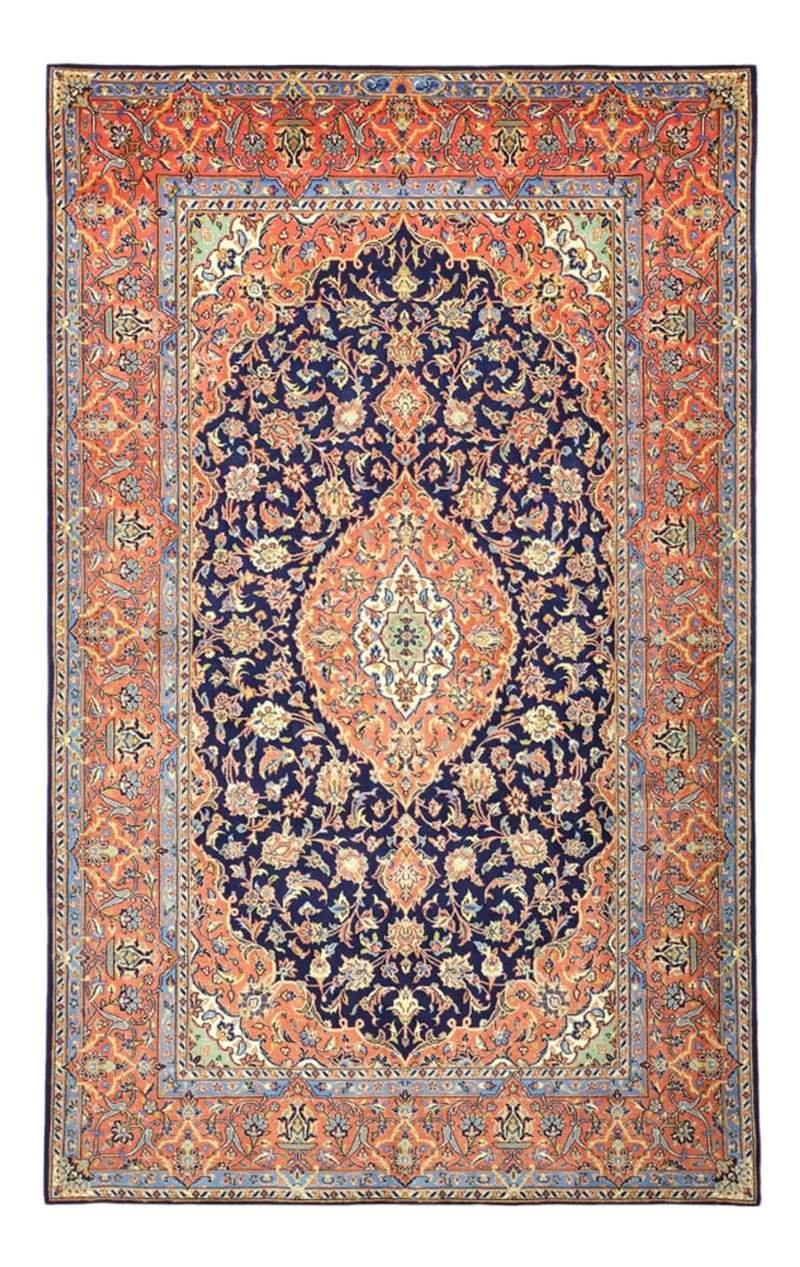 Bidjar Teppich 136x220cm - Perserteppich - dunkelblau
