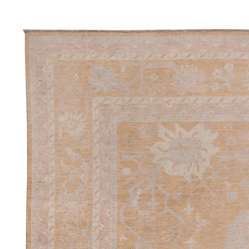 Usak Teppich 246x306cm - Orientteppich - dunkelbeige