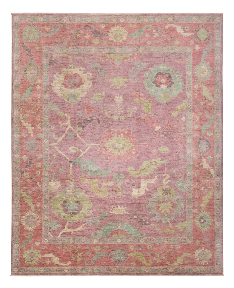Usak Teppich 248x306cm - Orientteppich - lila
