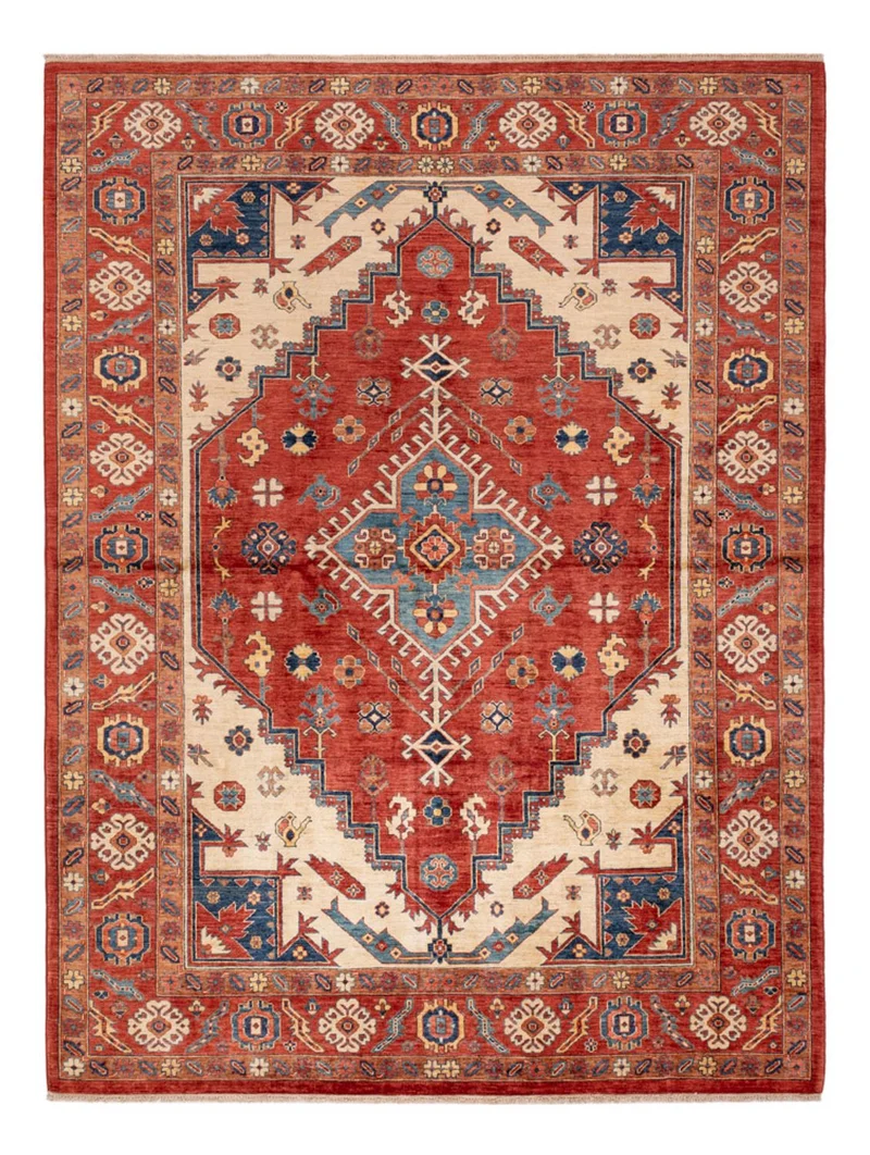 Usak Teppich 225x301cm - Orientteppich - rot