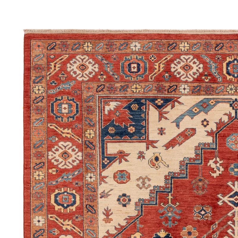 Usak Teppich 225x301cm - Orientteppich - rot