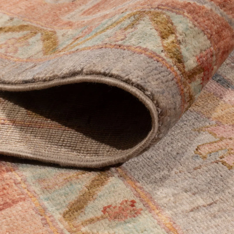 Usak Teppich 243x306cm - Orientteppich - hellblau