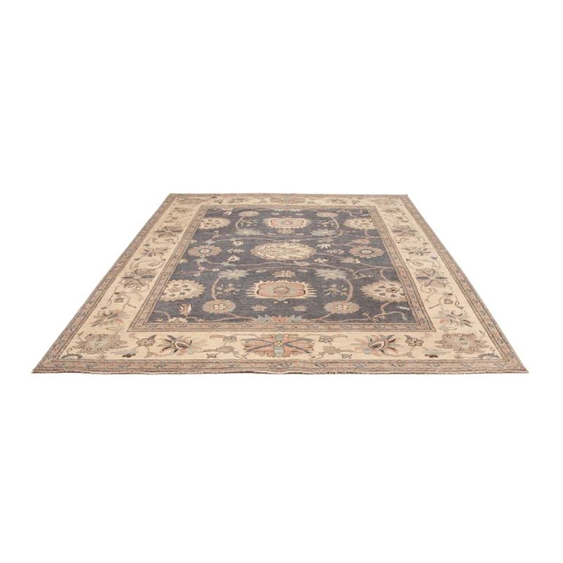 Usak Teppich 249x298cm - Orientteppich - seeblau