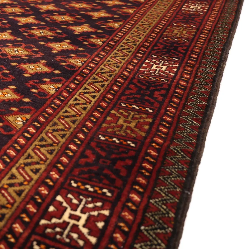 Belutsch Teppich 108x220cm - Orientteppich - dunkelbraun