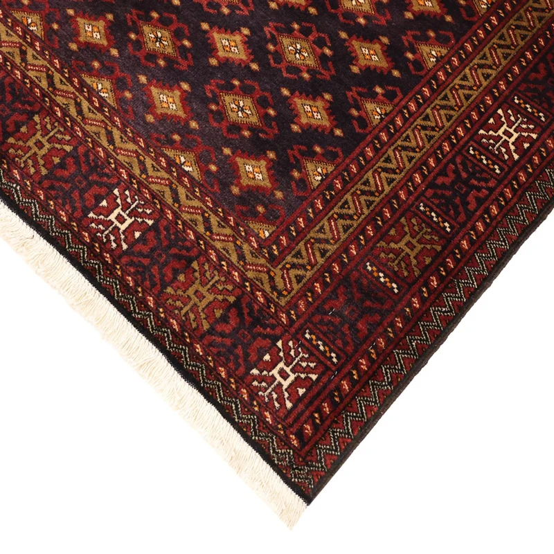 Belutsch Teppich 108x220cm - Orientteppich - dunkelbraun