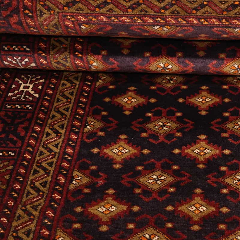 Belutsch Teppich 108x220cm - Orientteppich - dunkelbraun