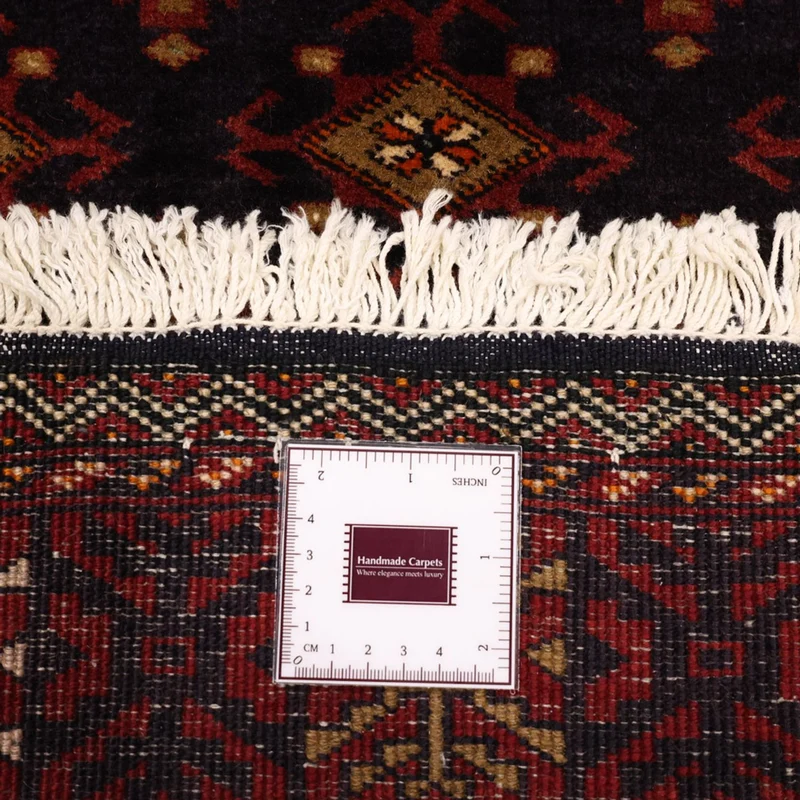 Belutsch Teppich 108x220cm - Orientteppich - dunkelbraun