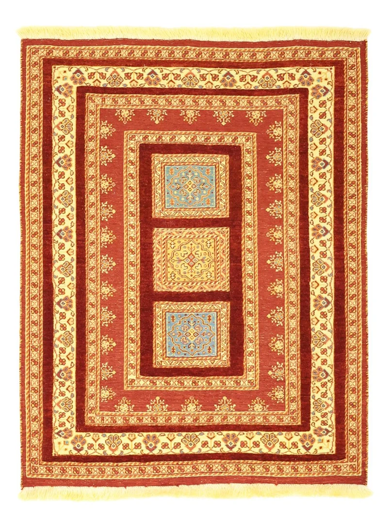Kelim Fars Teppich 84x109cm - mehrfarbig