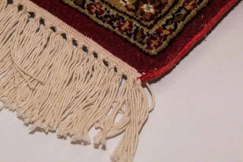 Kaschmir Seide Teppich 170x245cm - Orientteppich - rot