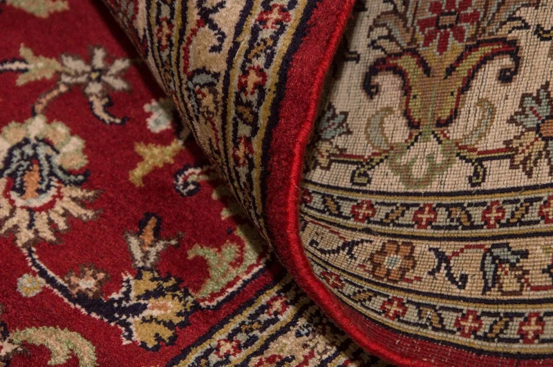 Kaschmir Seide Teppich 170x245cm - Orientteppich - rot