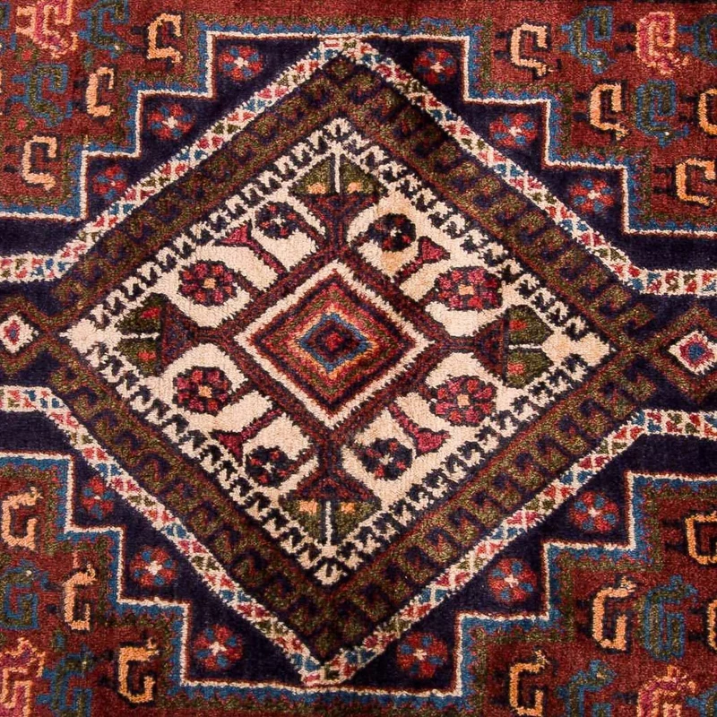 Sharbabak Teppich 128x192cm - Perserteppich - mehrfarbig