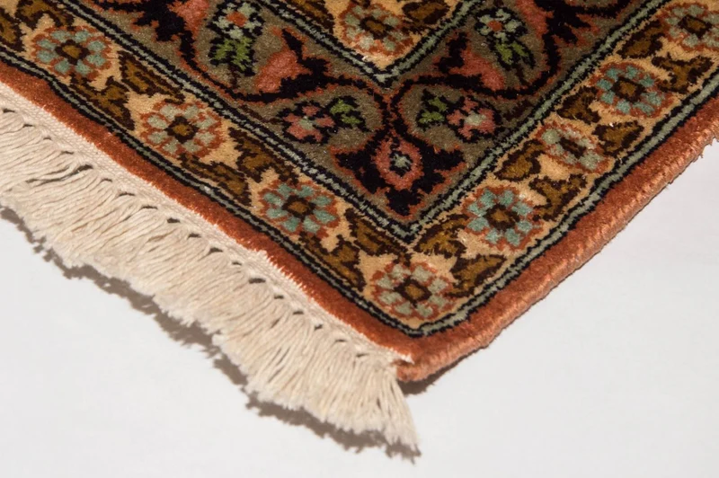 Kaschmir Seide Teppich 80x305cm - Orientteppich - mehrfarbig