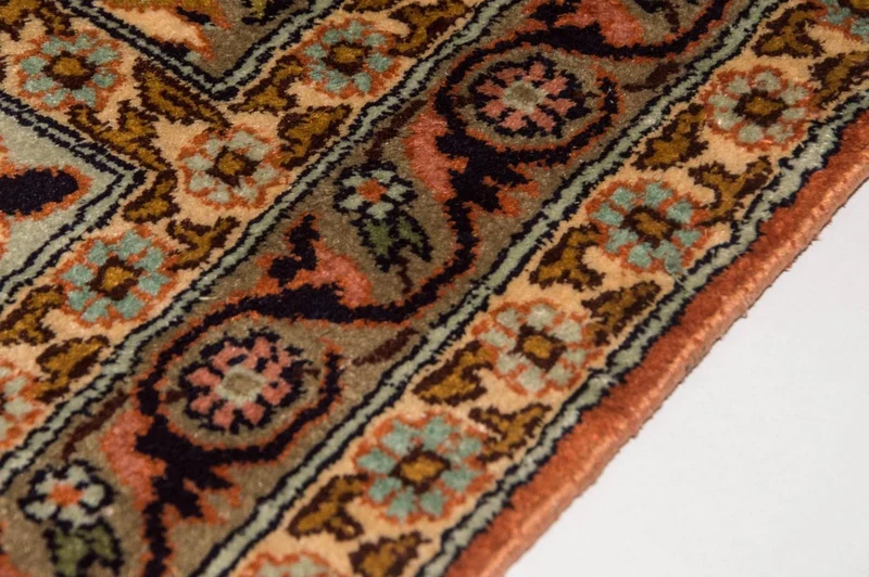 Kaschmir Seide Teppich 80x305cm - Orientteppich - mehrfarbig