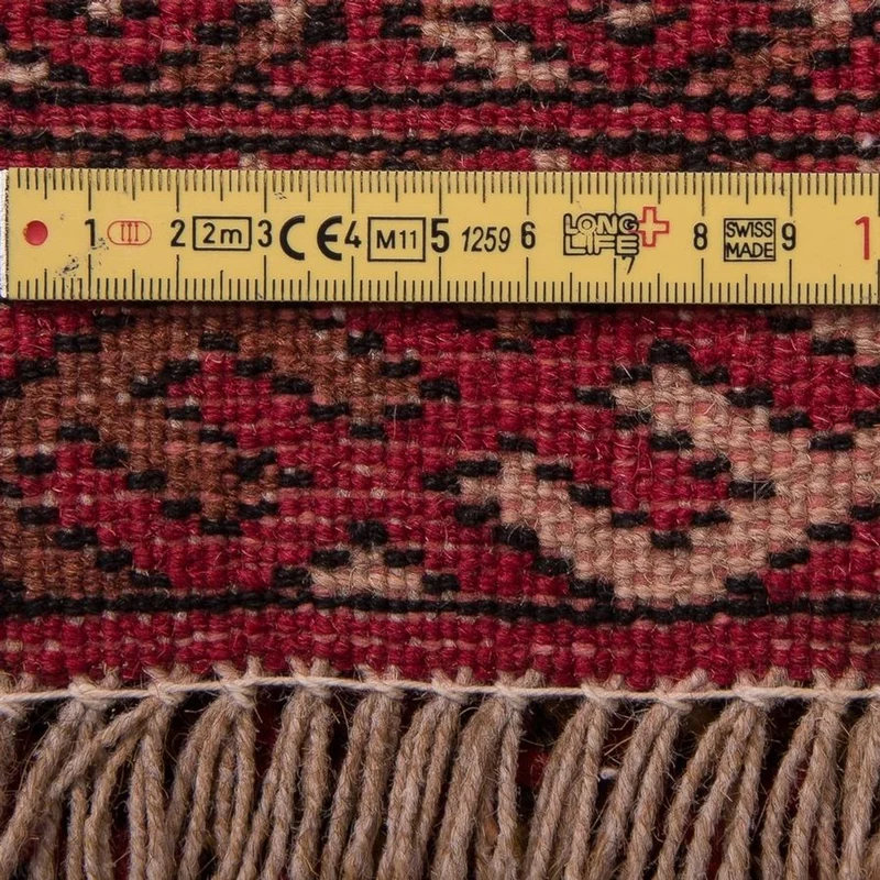 Turkaman Teppich 99x134cm - Orientteppich - dunkelblau