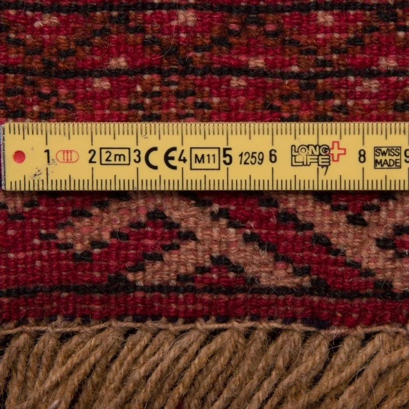 Turkaman Teppich 103x135cm - Orientteppich - dunkelblau