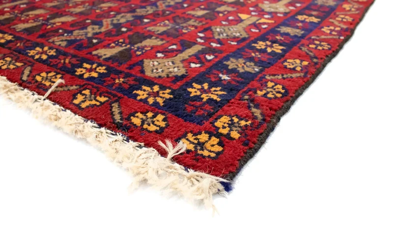 Belutsch Teppich 77x119cm - Orientteppich - rot