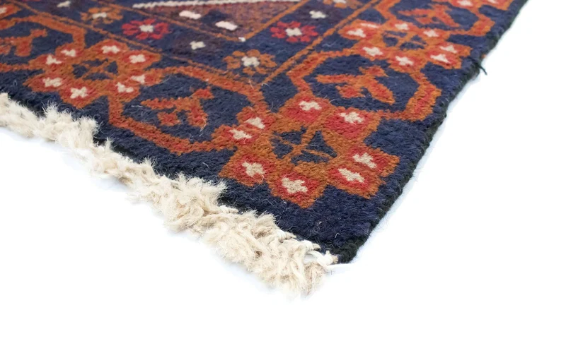 Belutsch Teppich 79x134cm - Orientteppich - blau
