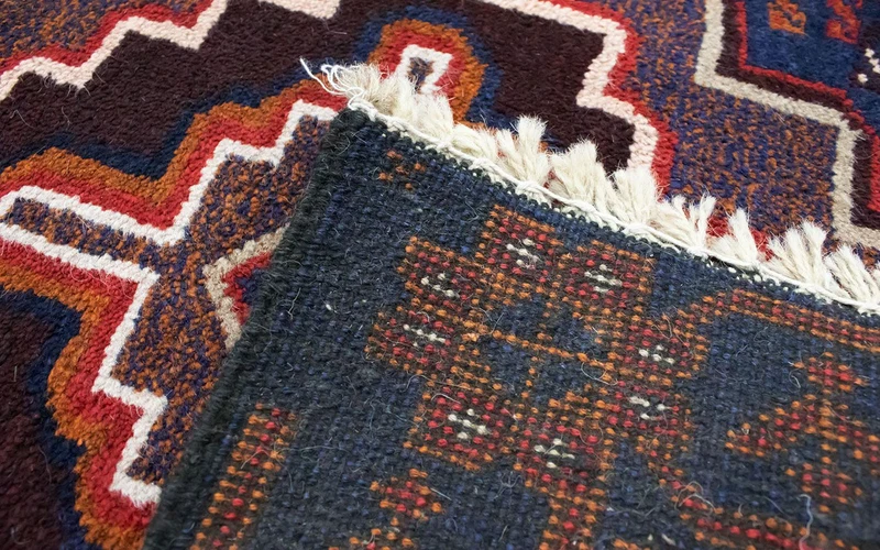 Belutsch Teppich 79x134cm - Orientteppich - blau