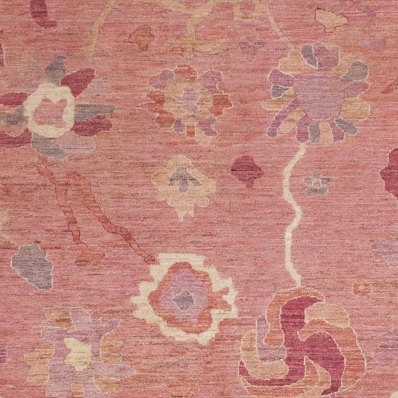 Usak Teppich 244x305cm - Orientteppich - lila