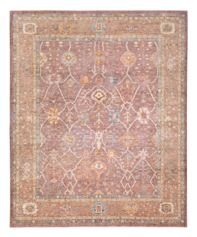 Usak Teppich 248x297cm - Orientteppich - lila