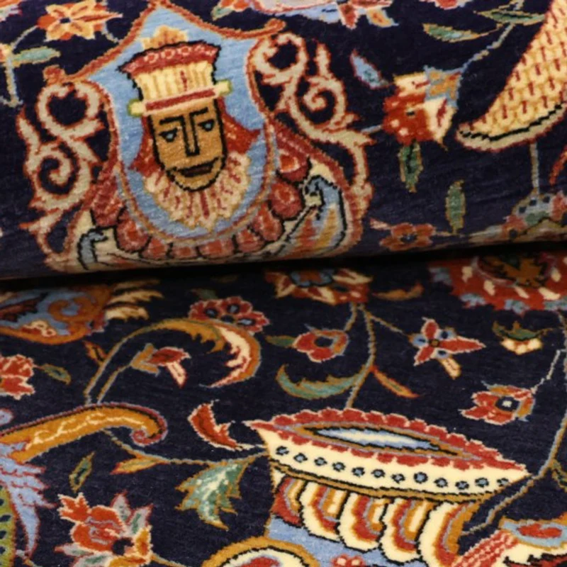 Sarough Teppich 104x162cm - Perserteppich - mehrfarbig