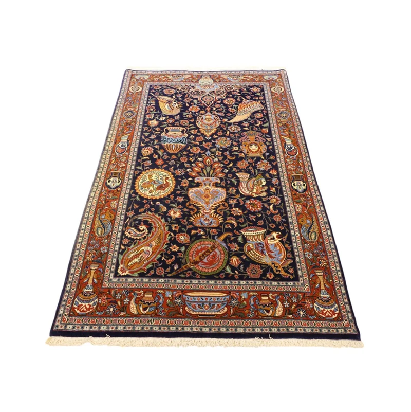 Sarough Teppich 104x162cm - Perserteppich - mehrfarbig