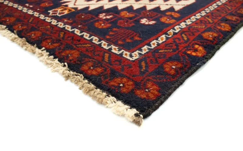Belutsch Teppich 84x132cm - Orientteppich - blau