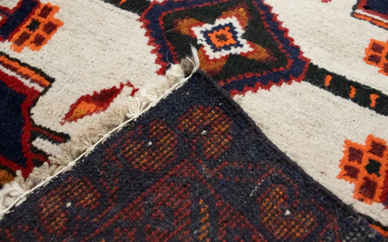 Belutsch Teppich 84x132cm - Orientteppich - blau