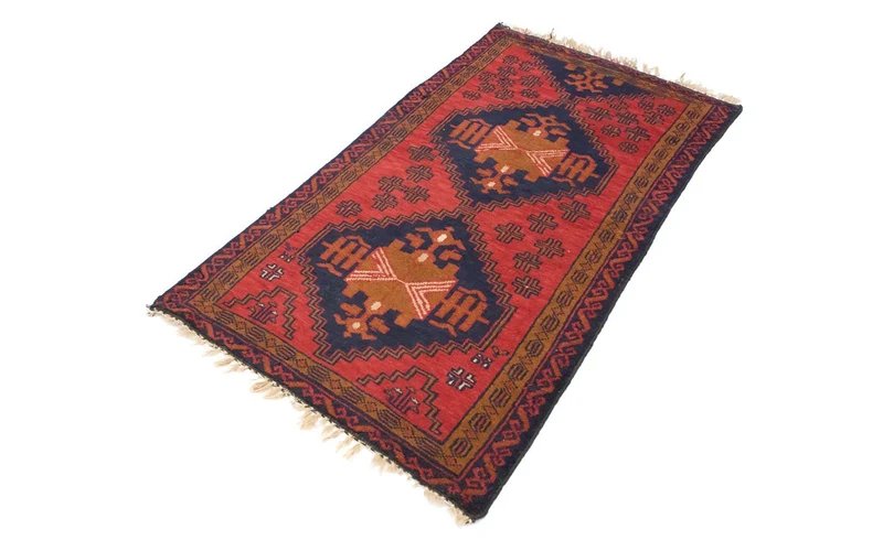 Belutsch Teppich 74x129cm - Orientteppich - rot