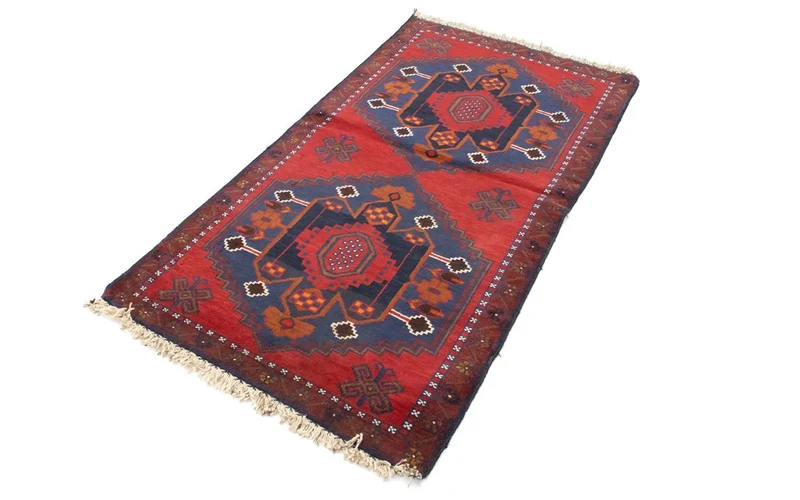Belutsch Teppich 85x152cm - Orientteppich - rot