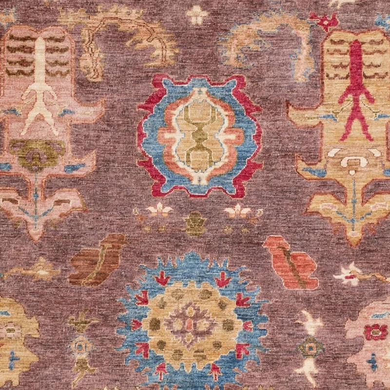 Usak Teppich 253x288cm - Orientteppich - dunkelbeige