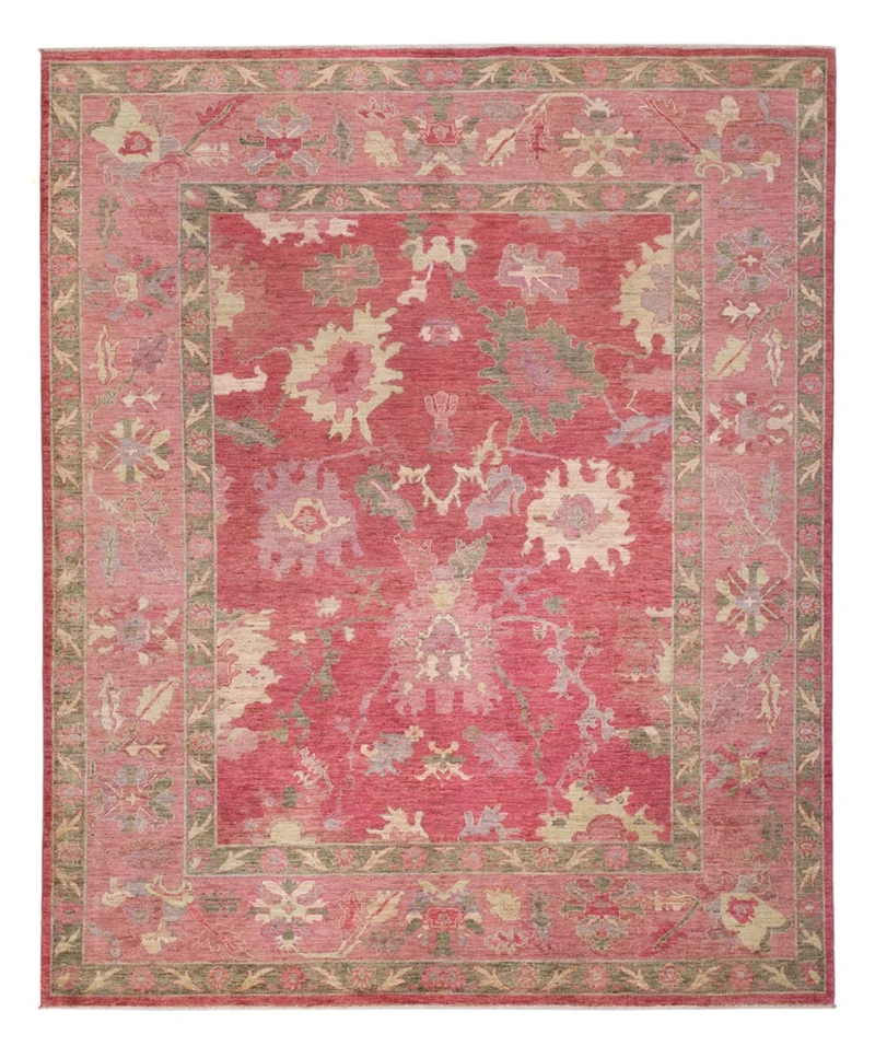 Usak Teppich 245x294cm - Orientteppich - rot