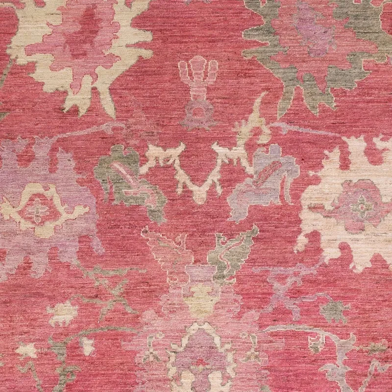 Usak Teppich 245x294cm - Orientteppich - rot