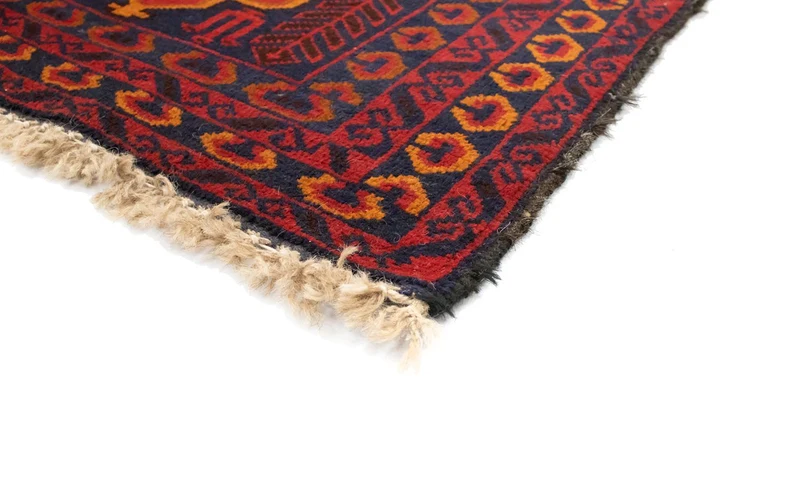 Belutsch Teppich 78x138cm - Orientteppich - blau