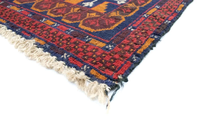 Belutsch Teppich 73x120cm - Orientteppich - blau